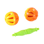 2PCS Parrot Toy Rattle Bite Resistant Bird Bite Toy