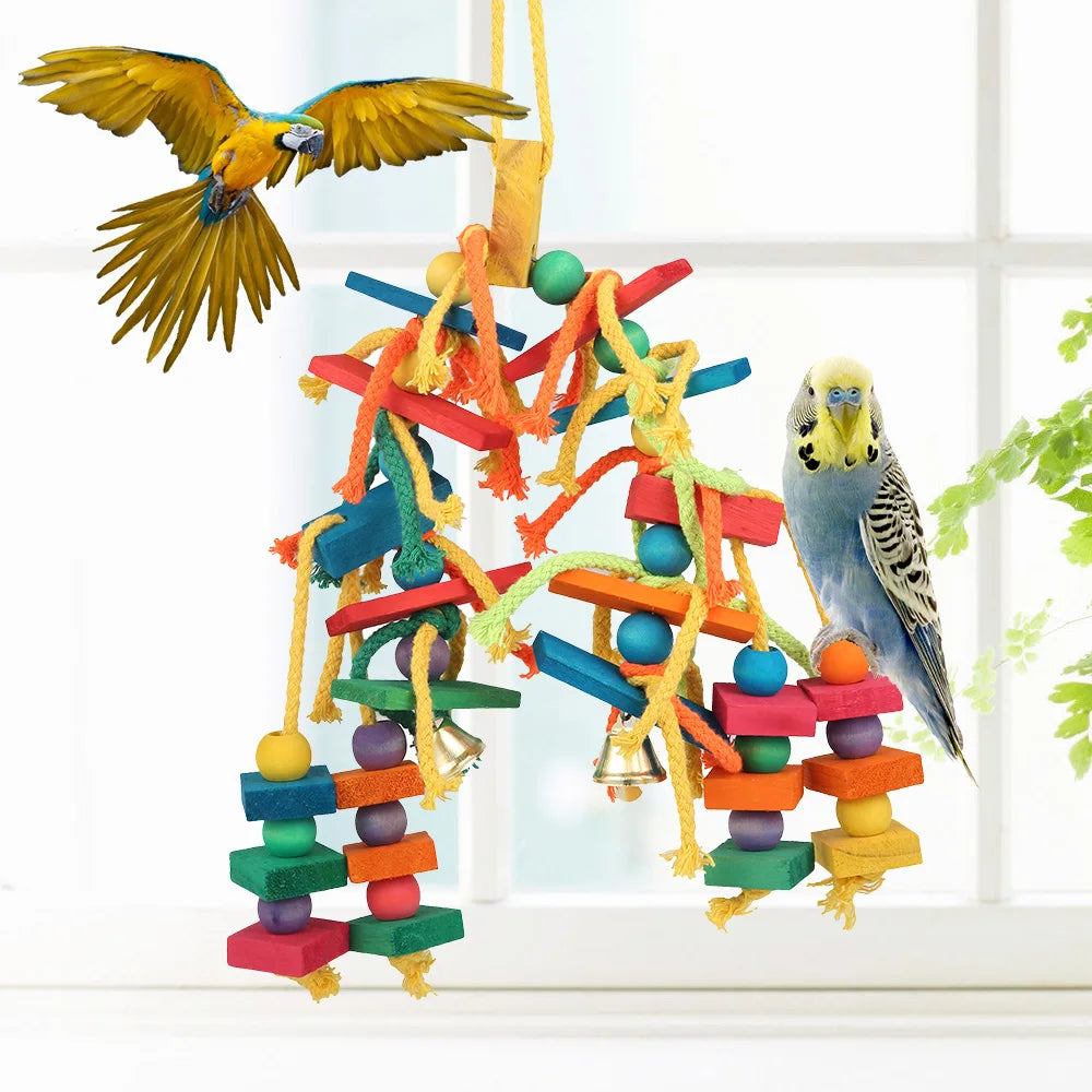 Wood Parrot Bird Toys