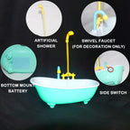 1/2PCS Automatic Parrot IntelligentBath Bird Shower Bathtub