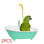1/2PCS Automatic Parrot IntelligentBath Bird Shower Bathtub