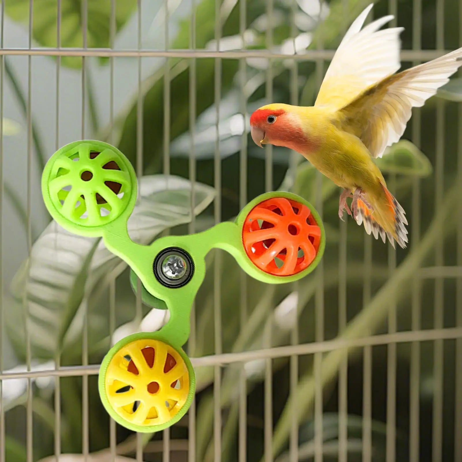 Parrot Toys Interactive  Rotating Windmill