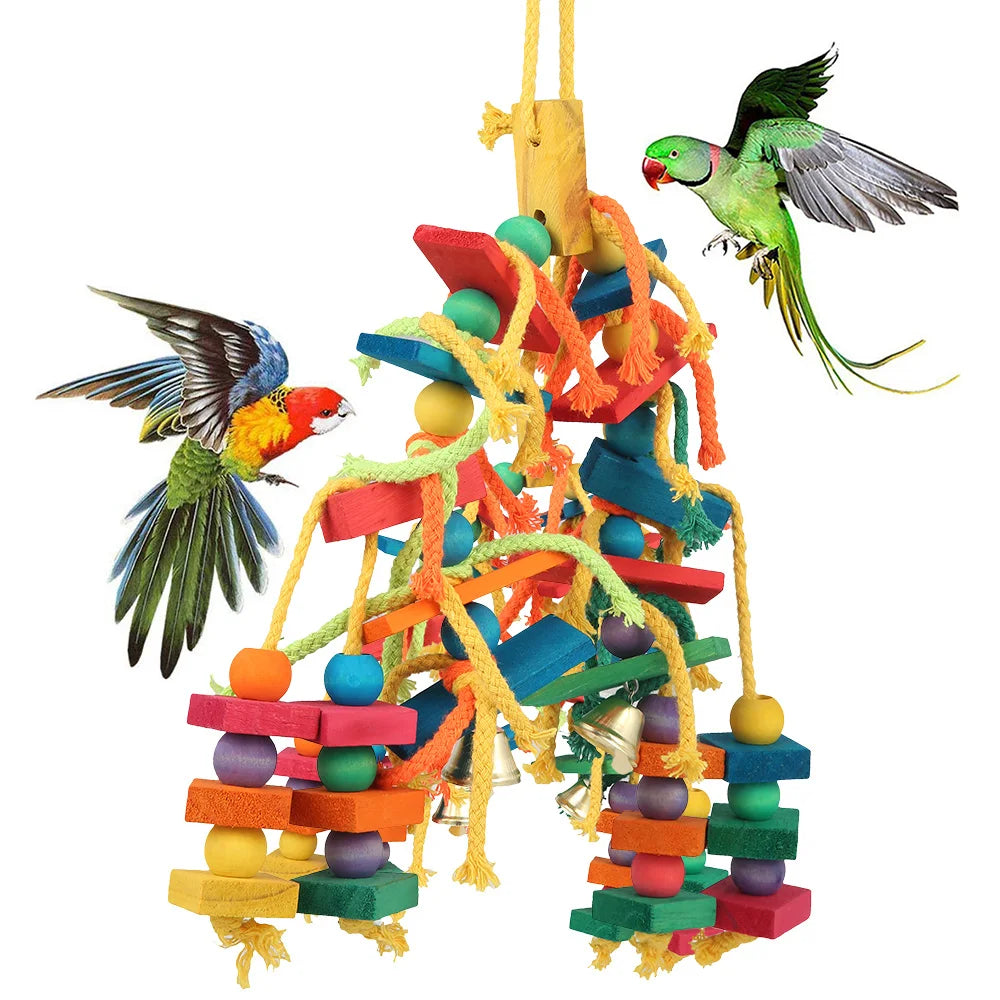 Wood Parrot Bird Toys