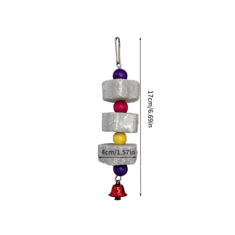 Parrot Chewing Toy, Bird Beak Grinding Stone with Random Color
