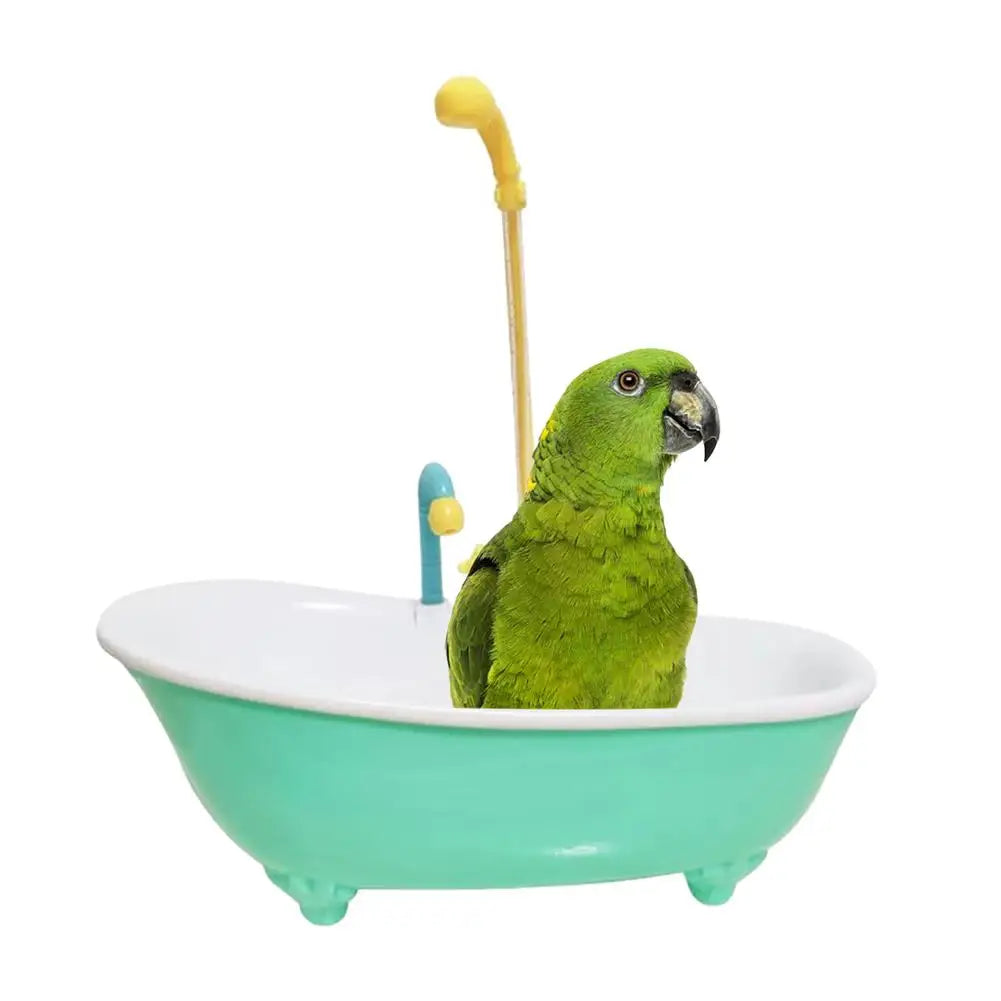 1/2PCS Automatic Parrot IntelligentBath Bird Shower Bathtub