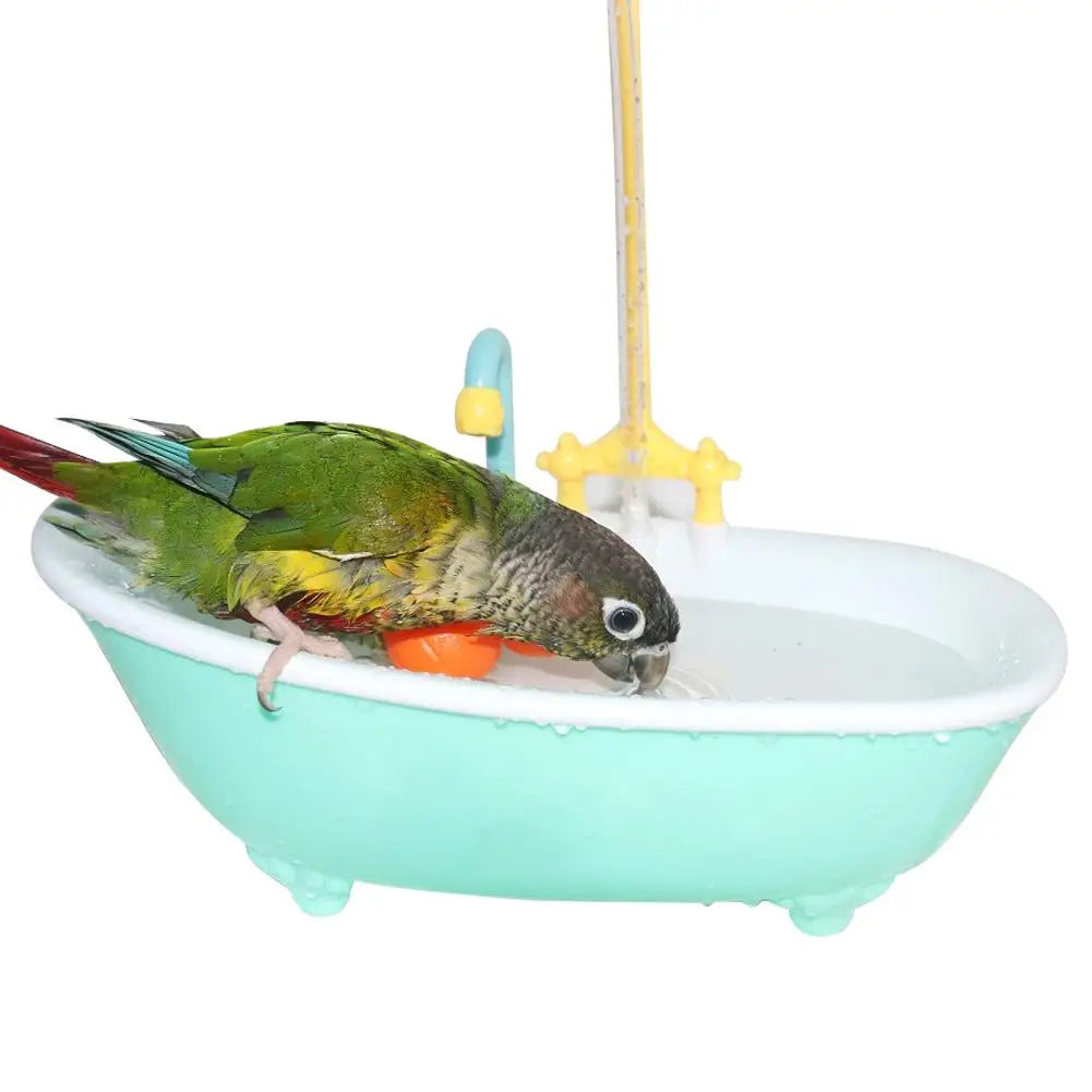 1/2PCS Automatic Parrot IntelligentBath Bird Shower Bathtub