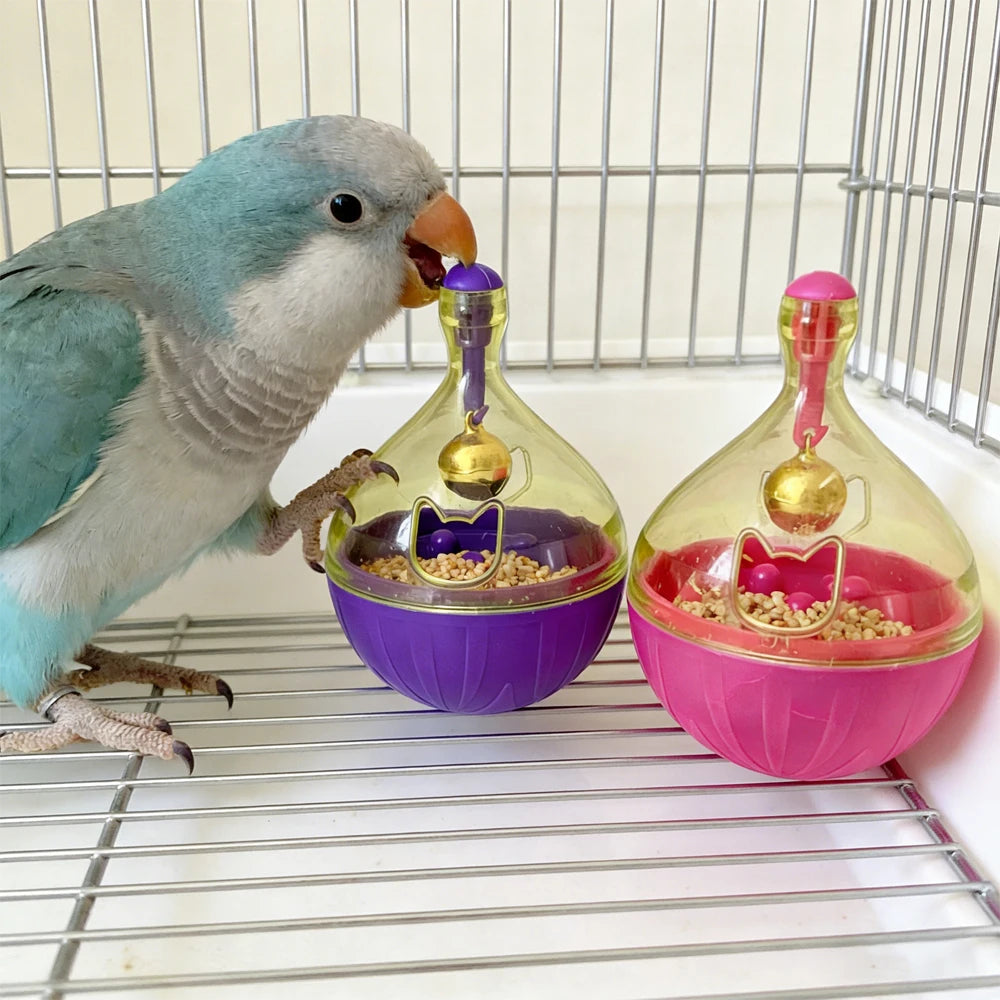 1 PC Parrot Bird Hamster Tumbler Toy