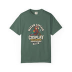Macaw Captain Halloween T-Shirt, Funny Pirate Parrot Cosplay, Pirate Bird Lover Gift, Tropical Bird Halloween Party, Cute Macaw Fall Tee