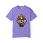 Spooky Caique Halloween T-Shirt, Cute Parrot Haunted House Graphic, Funny Bird Lover Gift, Bird Mom Fall Tee, Caique Parrot Costume