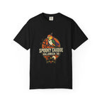 Spooky Caique Halloween T-Shirt, Cute Parrot Haunted House Graphic, Funny Bird Lover Gift, Bird Mom Fall Tee, Caique Parrot Costume