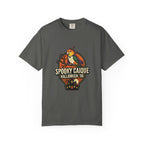 Spooky Caique Halloween T-Shirt, Cute Parrot Haunted House Graphic, Funny Bird Lover Gift, Bird Mom Fall Tee, Caique Parrot Costume