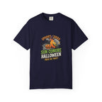 Sun Conure Halloween T-Shirt, Spooky Squad Bird Lover Gift, Cute Sun Conure Ghost Costume, Funny Bird Mom Fall Tee, Trick Or Tweet Graphic