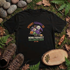 Monk Parakeet Halloween T-Shirt, Funny Spooky Squawkers Bird Lover Gift, Cute Witch Hat Parrot Costume, Bird Mom Fall Graphic Tee