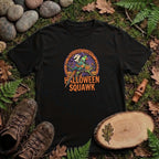 Indian Ringneck Halloween T-Shirt, Cute Spooky Ringneck Parrot Gift, Witch Hat Bird Graphic, Funny Bird Mom Fall Tee, Parakeet Lover Shirt