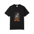 Spooky Bird Squad Halloween Shirt, Funny Skeleton Parrot Tee, Cute Bird Lover Gift, Spooky Season Graphic Tee, Halloween Party Apparel