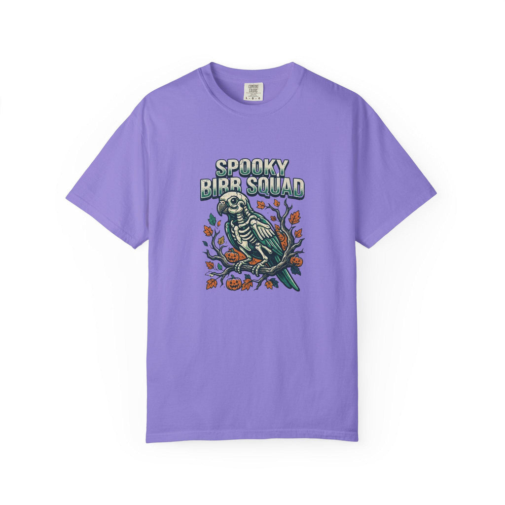 Spooky Bird Squad Shirt, Macaw Skeleton Halloween Tee, Funny Parrot Lover Gift, Gothic Bird Anatomy, Trick or Treat Apparel, Spooky Season