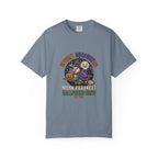 Monk Parakeet Halloween T-Shirt, Funny Spooky Squawkers Bird Lover Gift, Cute Witch Hat Parrot Costume, Bird Mom Fall Graphic Tee