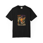 Sun Conure Halloween T-Shirt, Spooky Squawks Bird Lover Gift, Trick Or Conure Graphic, Funny Witch Hat Parrot Tee, Bird Mom Fall Outfit