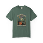 Green Cheeked Conure Halloween T-Shirt, Spooky Squawks Bird Lover Gift, Cute Witch Hat Parrot Costume, Funny Bird Mom Fall Graphic Tee
