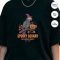 African Grey Parrot Halloween T-Shirt, Funny Spooky Squawk Bird Lover Gift, Cute Witch Hat Parrot Costume, Bird Mom Fall Graphic Tee