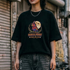 Haunted Lory Parrot Halloween T-Shirt, Spooky Lory Crew Gift, Cute Witch Hat Parrot Costume, Bird Mom Fall Graphic Tee, Gothic Bird Lover