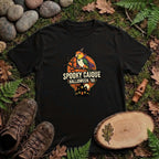 Spooky Caique Halloween T-Shirt, Cute Parrot Haunted House Graphic, Funny Bird Lover Gift, Bird Mom Fall Tee, Caique Parrot Costume