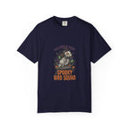 Spooky Bird Squad Halloween Shirt, Funny Skeleton Parrot Tee, Cute Bird Lover Gift, Spooky Season Graphic Tee, Halloween Party Apparel