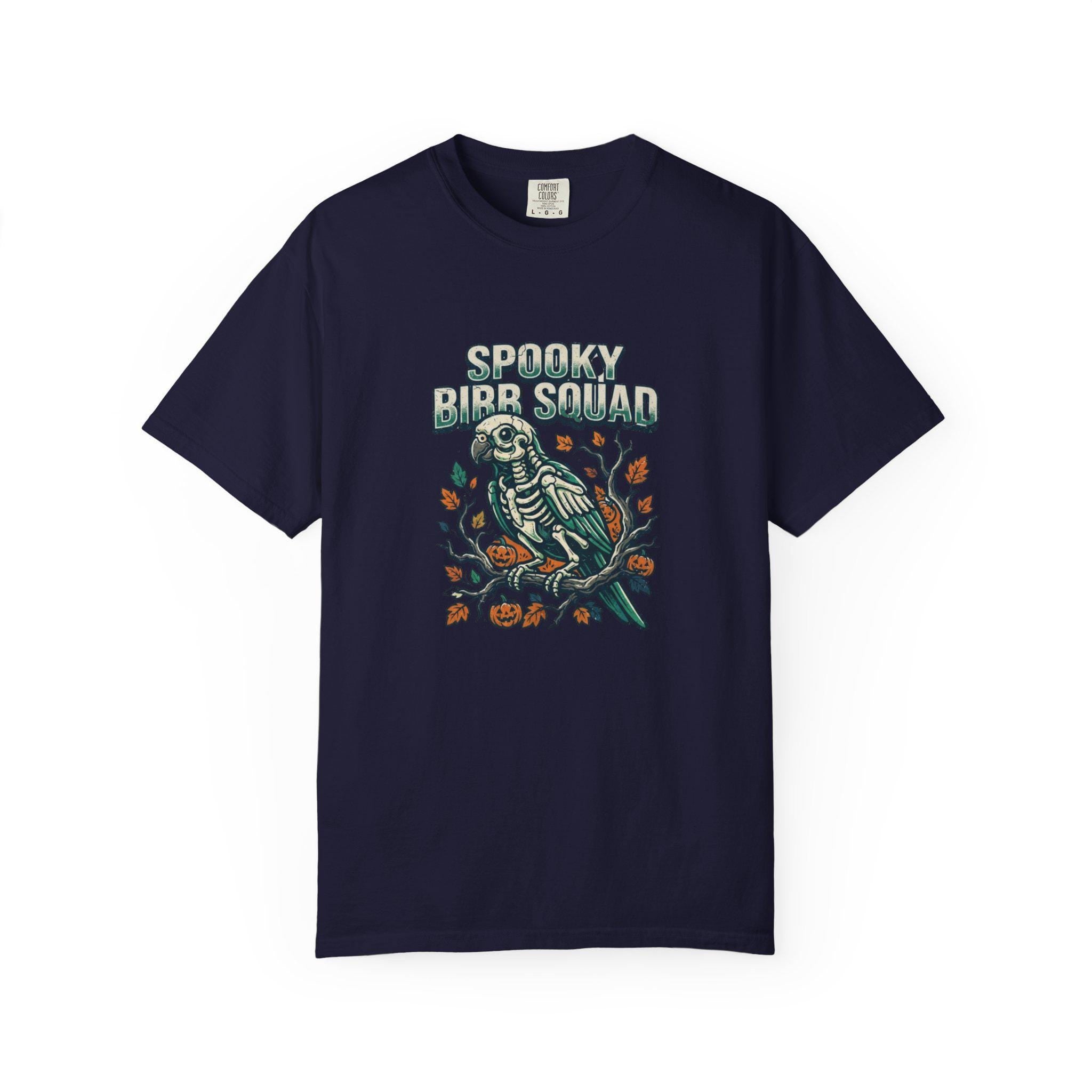 Spooky Bird Squad Shirt, Macaw Skeleton Halloween Tee, Funny Parrot Lover Gift, Gothic Bird Anatomy, Trick or Treat Apparel, Spooky Season