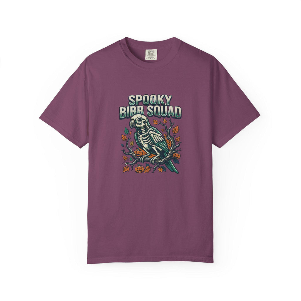 Spooky Bird Squad Shirt, Macaw Skeleton Halloween Tee, Funny Parrot Lover Gift, Gothic Bird Anatomy, Trick or Treat Apparel, Spooky Season