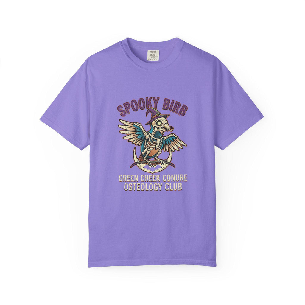 Green Cheek Conure Skeleton Shirt, Spooky Bird Anatomy Tee, Funny Parrot Lover Gift, Cute Conure Halloween Apparel, Bird Osteology Club Gift