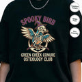 Green Cheek Conure Skeleton Shirt, Spooky Bird Anatomy Tee, Funny Parrot Lover Gift, Cute Conure Halloween Apparel, Bird Osteology Club Gift