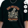 Monk Parakeet Bone Collector Shirt, Funny Quaker Parrot Halloween Tee, Spooky Bird Anatomy Gift, Cute Bird Lover Apparel, Parrot Skeleton